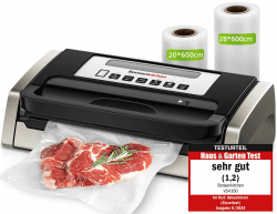Bonsenkitchen Vakuumiergerät mit Globefish-Technologie ⭐️ - 3 Jahre Garantie!