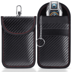 🚗🔐 Lanpard Keyless Go Schutz Autoschlüssel Hülle 2er Pack - RFID Funkschlüssel Abschirmung