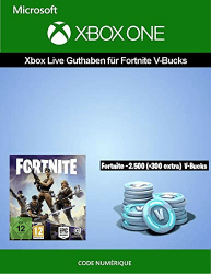 🎮 Xbox Live Guthaben für Fortnite - 2.500 V-Bucks + 300 extra V-Bucks | Xbox One - Download Code 🛒