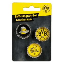 🔥 Borussia Dortmund Magnet Set Kronkorken 🟡⚫