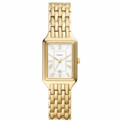 🌟 Angebot: Fossil Raquel Damen Uhr in Goldton und Weiß! ⌚✨