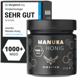 Manuka Honig 1000 MGO + 250g im Glas 🍯🌿