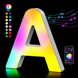 LED Buchstaben Lichter Alphabet mit APP-Kontrolle 🌟