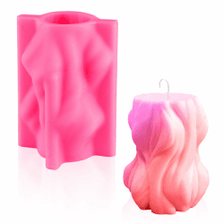 🕯️ Kerzenform zum Gießen Silikonform DIY 🎨 3D Kerzen Silikonformen - Bastelornamente Fondant Duftkerzen Schokolade Seife