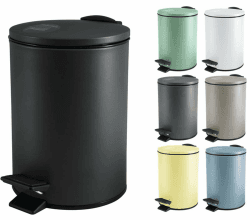 Spirella Kosmetikeimer 3L Schwarz Edelstahl mit Absenkautomatik 💫