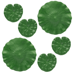 🌸 6PCS Realistische Schwimmende Schaum-Lotusblätter 🌿