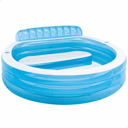 🌞 Sommerdeal: Intex 57190NP Familienpool Lounge 229x218x79 cm 🏊