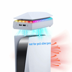 McBazel Lüfter Kühlstation für PS5 mit RGB-Beleuchtung 🎮