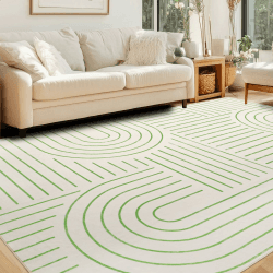 Homcomodar Teppich Wohnzimmer Großer Teppich 160x230cm 🏡🌿