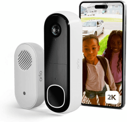 Arlo 2K HD Video Türklingel Mit Kamera & Türgong Kabellos 🚪🔔