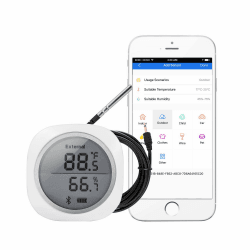🌡️🦎 Inkbird IBS-TH1 Plus Bluetooth Hygrometer Thermometer für Gewächshaus Reptilien 🌿📱