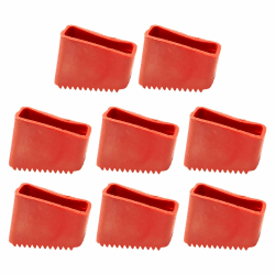 🔧 Sixfolo 8 Stück Leiter Füße 50 x 20 mm Ersatz Leiterkappen Gummi Rutschfeste Leiterfüße Matte Schutzkappen