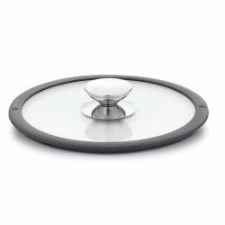🍳 Berndes Topfdeckel 24 cm - Glasdeckel mit Silikonrand