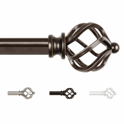 KAMANINA Vorhangstange Bronze 80 bis 218CM Lang 🏡🌟