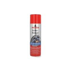 🏍️ NIGRIN Kettenreiniger, 500 ml Sprühdose - Motorrad Kettenspray 🏍️