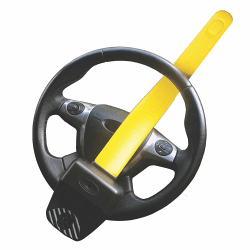 🔒🚗 Tastenfeld Pro Lenkrad-Wegfahrsperre HG 149-00 - Diebstahlsicherung für Pkw und andere Fahrzeuge, Schwarz 🚗🔒