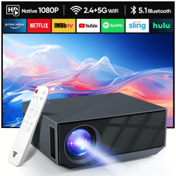 🔥 2025 Neuer 4K-Unterstützung 5G WiFi Projektor: 20000 Lumen 300" Display 🎬