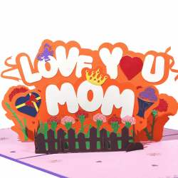 Magische Ameisen Pop-Up Mama Karte für Muttertag Geburtstag 🎉