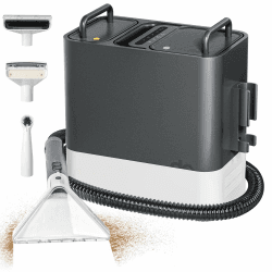 Waschsauger Polsterreiniger mit Dampffunktion - 4-in-1 Dampfsterilisation & 17kPa Saugkraft