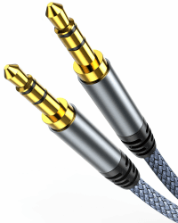 Highwings Aux Kabel 3,5mm Klinke [2M] 🎵 2PACK - Hochwertige Stereo Audio Kabel