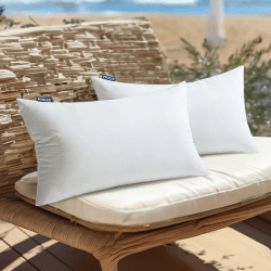 🌧️ MIULEE Outdoor Kissen Wetterfest-Kissenfüllung 30x50 cm 2er Set - Wasserdichte Kissen 30x50 Füllung Innenkissen
