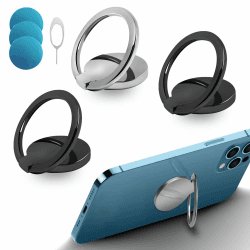 📱 Xiaoxianxian 3 Stück Handy Ring: Ultradünner Ring Ständer für alle Smartphones