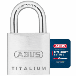 🔒🔑 ABUS Vorhängeschloss Titalium 64TI/30 gl.-6311 - gleichschließend