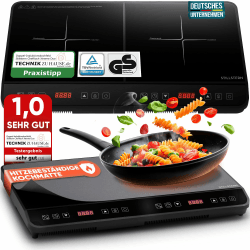 🔥 Angebot! Stillstern Doppel-Induktionskochfeld | Doppel-Induktionskochplatte [3600W]