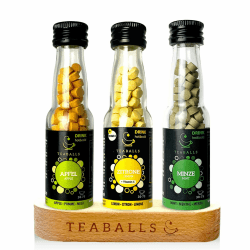 TEABALLS Set Fresh mit Zitrone, Apfel, Minze 3er Pack - Erfrischender Teegenuss 🍋🍏🌿