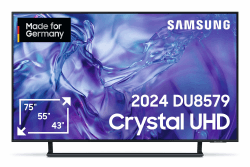📺 Samsung Crystal UHD 4K DU8579 Fernseher 43 Zoll 🌈🔊