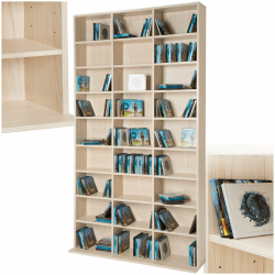 Tectake Regal Aufbewahrung für CDs, DVDs und mehr 📀📚