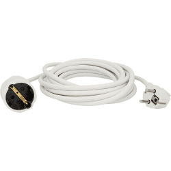 🔌🔋 UNITEC Schuko-Verlängerung H05VV-F 3G 1,5 mm², 5 m, weiß 🔌🔋