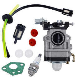 🔧 E-RFSEY Vergaser für Motorsense 52cc 49cc 43cc | Carbu-Set mit Dichtung, Schlauch, Zündkerze und Benzinfilter 🔥