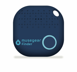 🔑 Schlüsselfinder mit Bluetooth App aus Deutschland | Maximaler Datenschutz | dunkelblau 1er Pack