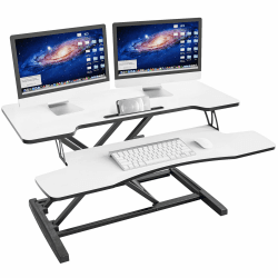 🌟 Großer Deal! IMtKotW Sitz Steh Schreibtisch 36 Zoll Höhenverstellbar