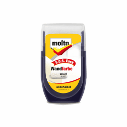 🎨 Molto S.O.S easy Wandfarbe 30ml, weiß 🖌️