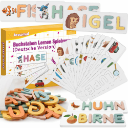 🧩 Joozmui Spielzeug ab 3-8 Jahre | Buchstaben Lernspiele