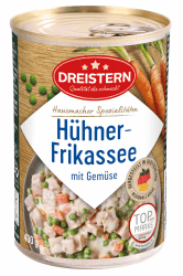🌟 Spezialangebot: Dreistern Hühnerfrikassee mit zartem Gemüse 🍲