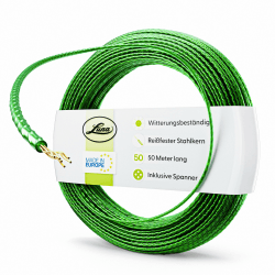 🌞 Luna® Wäscheleine 50m - Extra Stark & Wetterbeständig - Inklusive Spanner 🌿