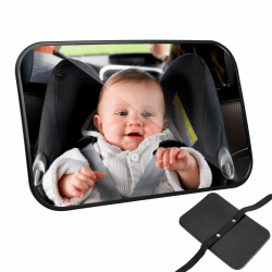 👶🚗 AiQInu Autospiegel für den Rücksitz - Groß und Bruchsicher