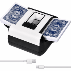 🃏 Automatischer Kartenmischer: Elektrisch & Aufladbar 🃏