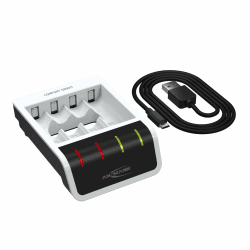 ANSMANN Akku-Ladegerät für je 1-4 NiMH AA oder AAA Akkus - 🌟 Automatik Batterieladegerät 🌟
