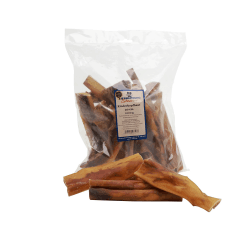 🐶🦴 Hundesnacks: Getrocknete Rinderkopfhaut - 1000g 20cm - Tiernahrung Schwenner