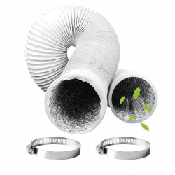 🌬️🔧 Abluftschlauch 100mm, PVC Flexibler Lüftungsschlauch Abluftrohr 3M 🌪️🔥