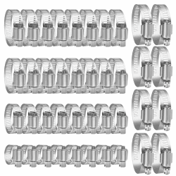 40 Stk Schlauchschellen Set aus Edelstahl 304 für verschiedene Anwendungen 🛡️🔒💪🚰