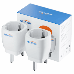 🔌🌍 Bigfish UK Adapter 2er Pack - Weiß: UK Stecker für EU, Schottland, Irland, Dubai, Maldives