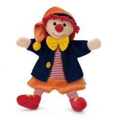 Süße Handpuppe Clown 🤡 - Spielzeug für kreative Kinder