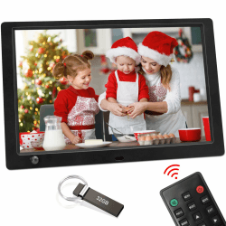 📸 Digitaler Bilderrahmen 10.1 Zoll Bewegungssensor - 1920x1080P IPS-Display 🖼️