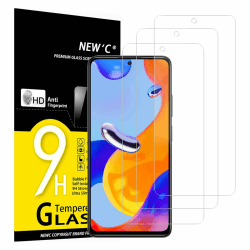 🔥 NEU'C 3 Stück, Panzer Schutz Glas für Xiaomi Redmi Note 12 Pro, 12 Pro+ 5G 🔥
