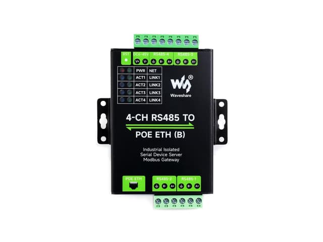 🌟 Super Angebot! Waveshare 4-Ch RS485 zu RJ45 Ethernet Serial Server